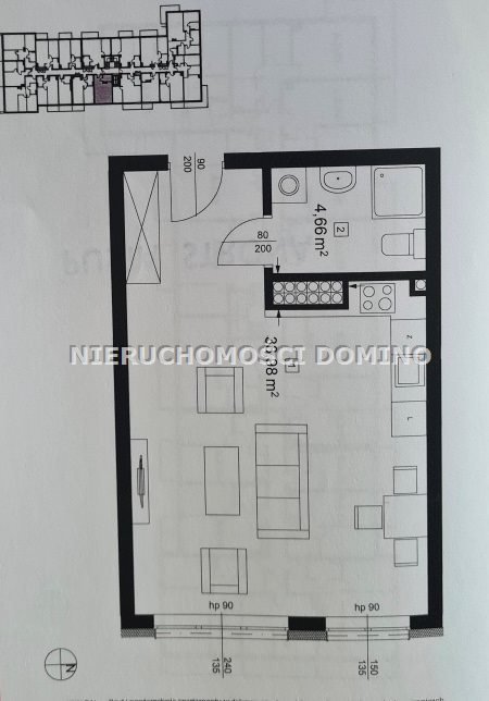 Kawalerka na sprzedaż Łódź, Bałuty, Doły  39m2 Foto 4