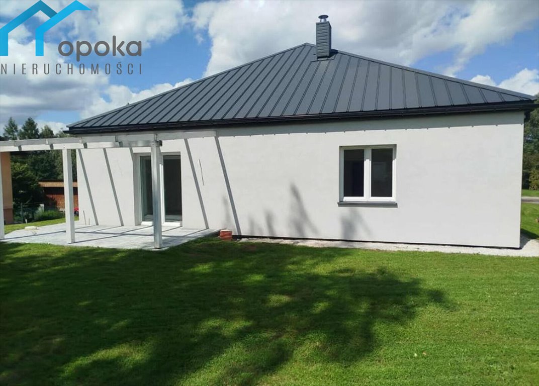 Dom parterowy z garażem i tarasem, 124 m2, gotowy do wykończenia Pogwizdów  124m2 Foto 1