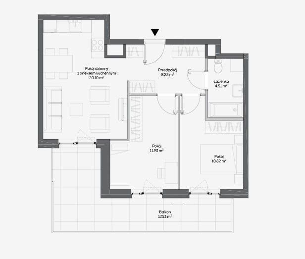 Mieszkanie trzypokojowe na sprzedaż Warszawa, Włochy, Raków, Fajansowa  56m2 Foto 1