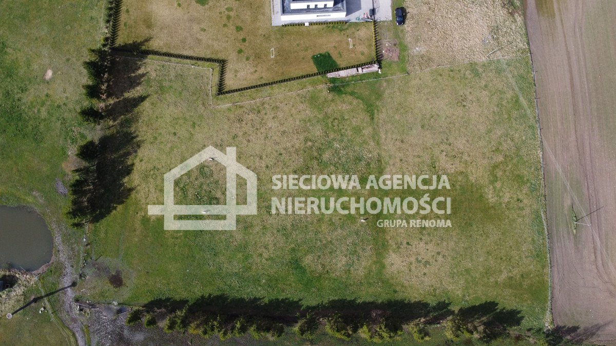 Działka budowlana 1307 m² w Hopowie, las, media - polecam! Hopowo  1 307m2 Foto 1
