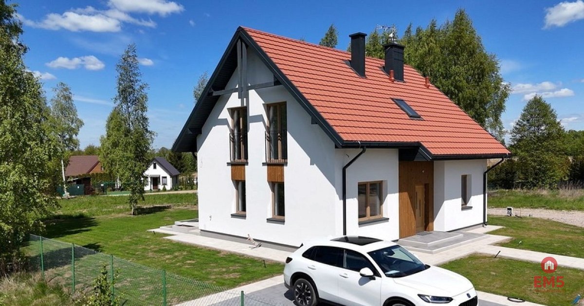Nowoczesny dom nad Jeziorem Szelment Wielki, 130 m² Przejma Wielka  695m2 Foto 1