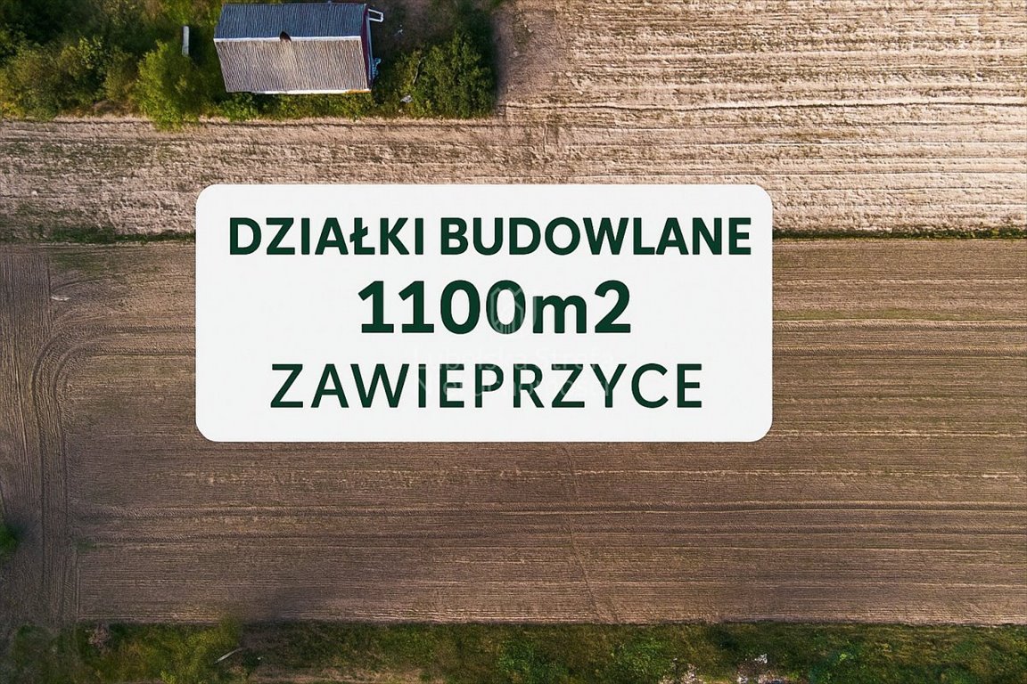 Działka budowlana na sprzedaż Zawieprzyce-Kolonia  1 100m2 Foto 1