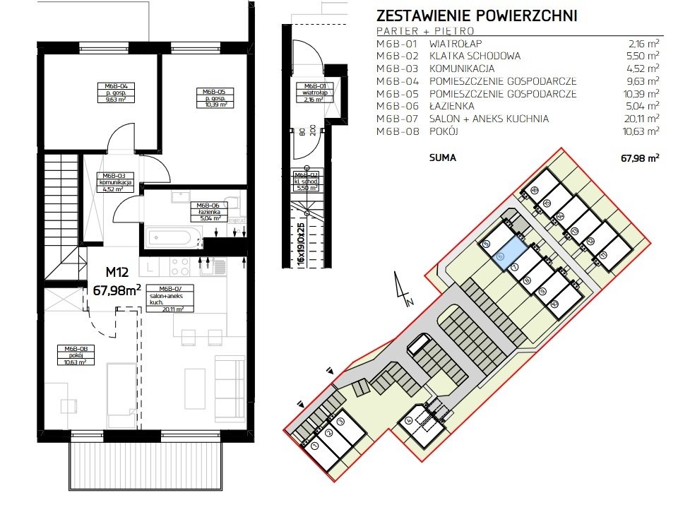 Mieszkanie trzypokojowe na sprzedaż Rzeszów, Biesiadna  68m2 Foto 2