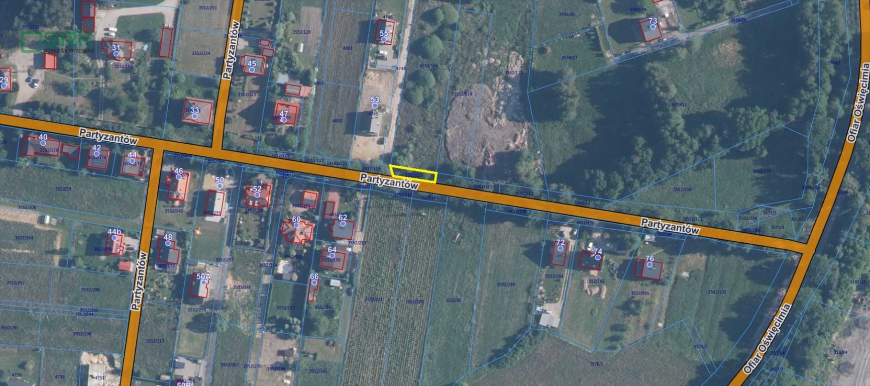 Działka 137 m² z dostępem do drogi i zieloną okolicą Brzeszcze, Brzeszcze, Partyzantów  137m2 Foto 1