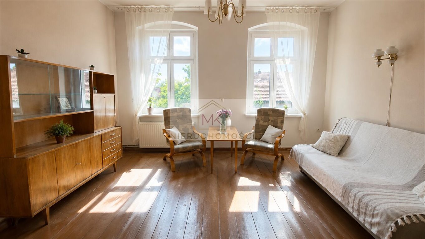 Sprzedam przestronne 80 m² mieszkanie z ogrodkiem w Kościerzycach Kościerzyce  80m2 Foto 1