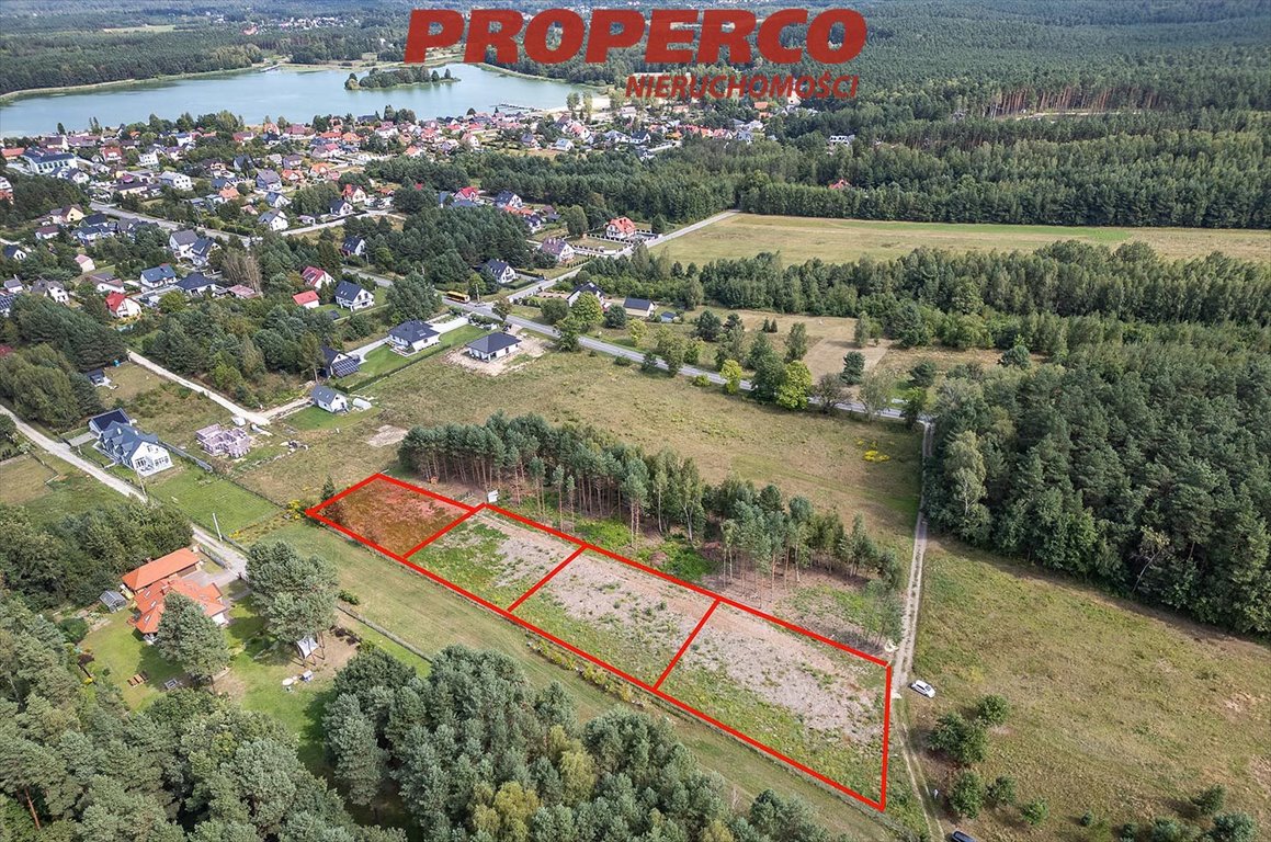 Działka 876 m² pod zabudowę jednorodzinną, las, zalew Daleszyce, Borków  876m2 Foto 1