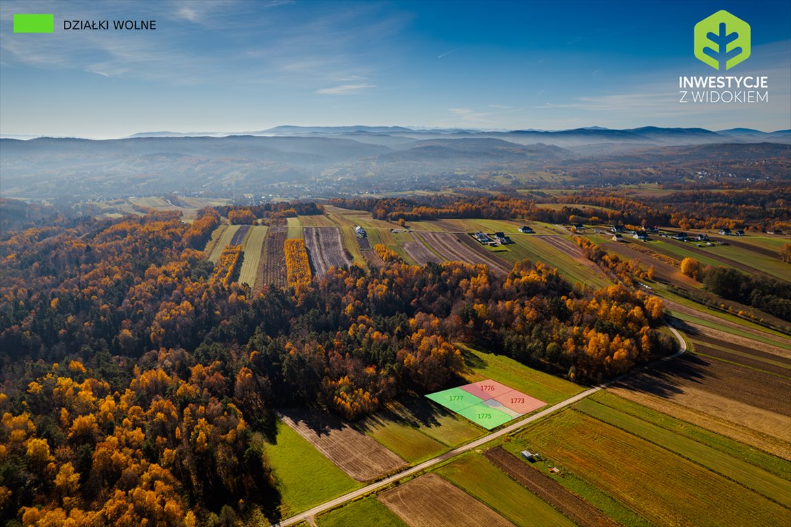 Na sprzedaż działka 529 m² w Bochnia z widokami i lasem Bochnia, Zamieszkaj przy lesie – cisza, natura i widoki na wyciągnięcie ręki  529m2 Foto 1