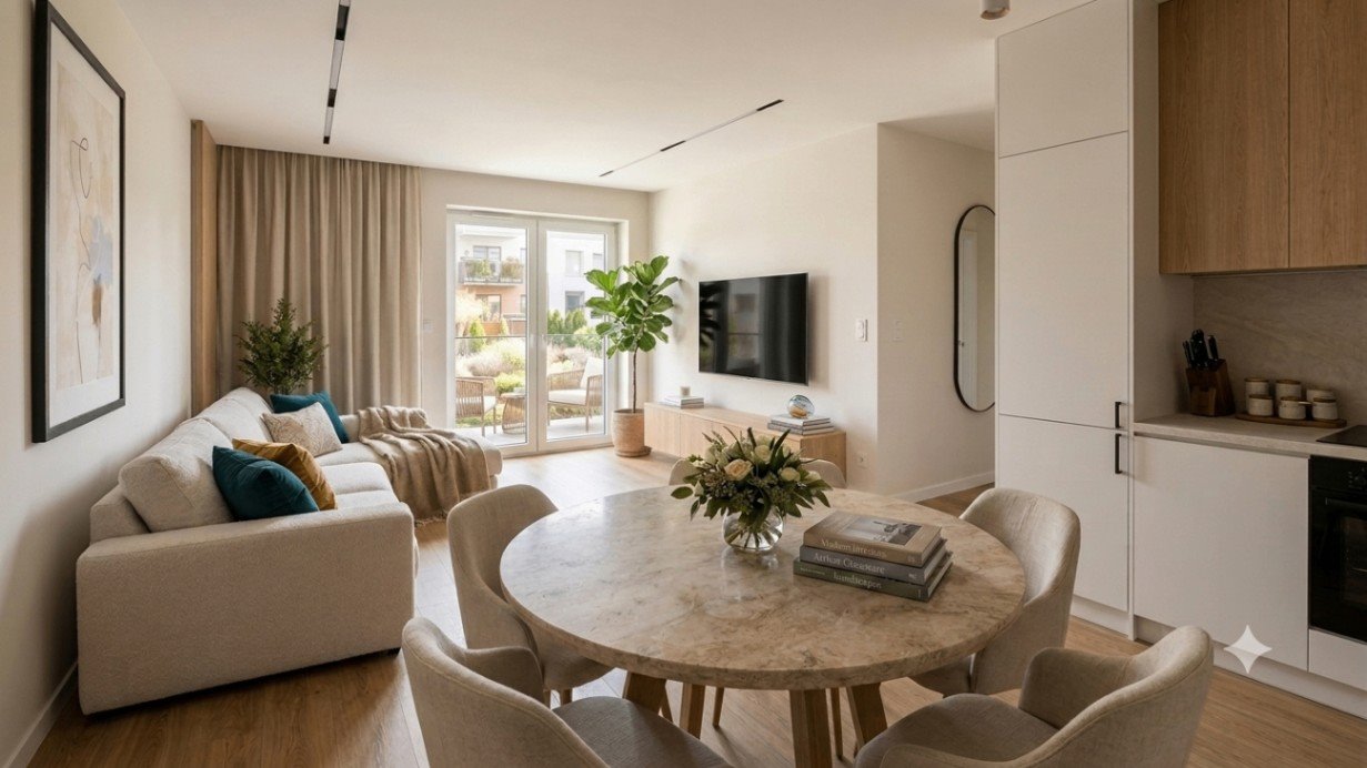 Nowe 3-pokojowe mieszkanie 58 m² na Krzykach - polecam! Wrocław, Krzyki-Partynice, Krakowska 108  58m2 Foto 1