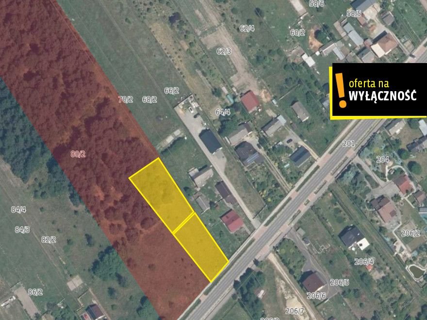 Dwie działki budowlane w Kolonii Bogoria, 1332 i 1215 m² Kolonia Bogoria  1 215m2 Foto 1