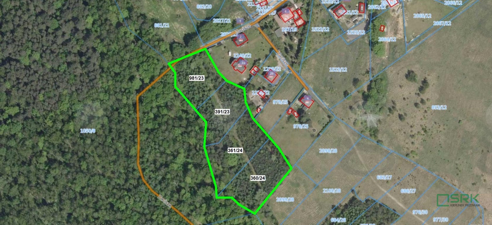 Działka inwestycyjna 0,876 ha z lasem i melioracją - zapraszam Mysłowice, Wesoła, Spacerowa, Zacisze  8 761m2 Foto 1