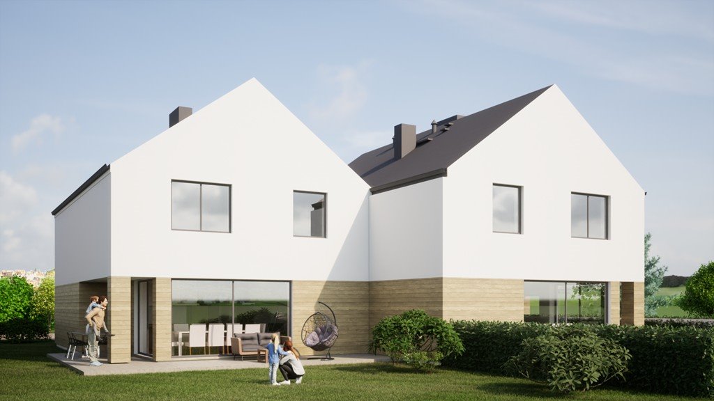 Polecam dom bliźniak 141 m² w Tychach, stan deweloperski Tychy, Jaroszowice, Oświęcimska 147  141m2 Foto 1