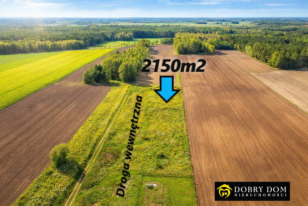 Działka 2150 m² z warunkami zabudowy, las, media - polecam! Zabłudów  2 150m2 Foto 1