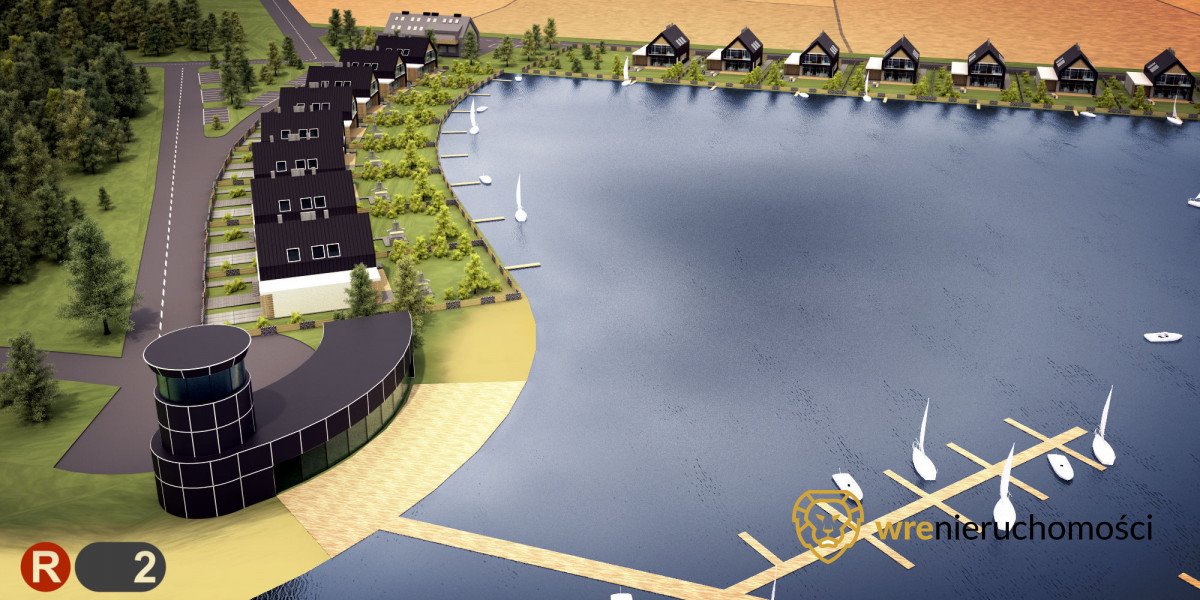 Działka z pozwoleniem, dostęp do wody, przystań, jezioro Brzezinki  1 000m2 Foto 1