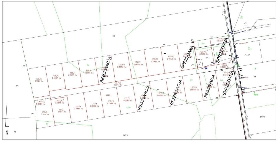 Działka pod dom w Starym Gromadzynie, media, 952 m2 Kolno  955m2 Foto 1