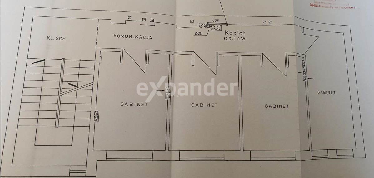 Lokal użytkowy na sprzedaż Kraków, Śródmieście, bp. Jana Prandoty  380m2 Foto 7