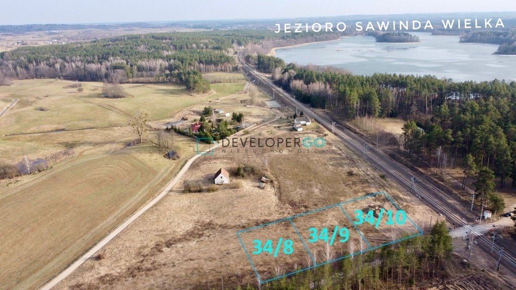 Działki budowlane 1000 m² z mediami, blisko jeziora Czerwonka  1 000m2 Foto 1