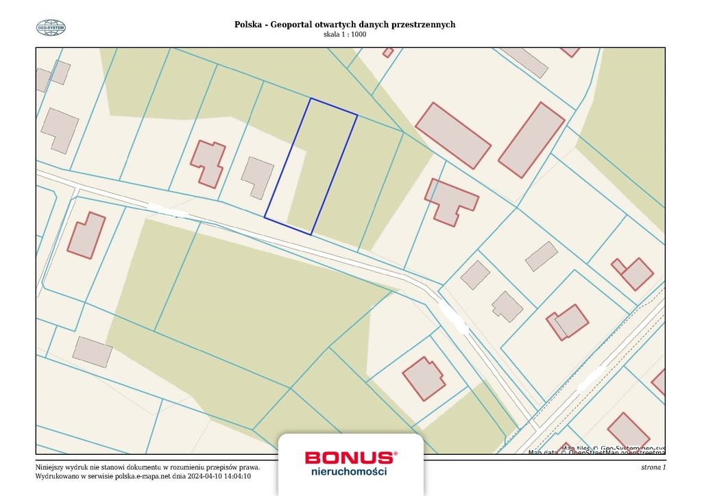 Działka budowlana na sprzedaż Dobra  1 142m2 Foto 1