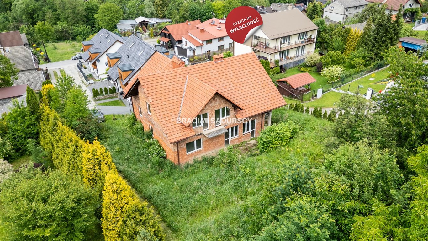 Dom wolnostojący 255 m2 na widokowej działce w Myślenicach Myślenice, Myślenice, 3 Maja  256m2 Foto 1
