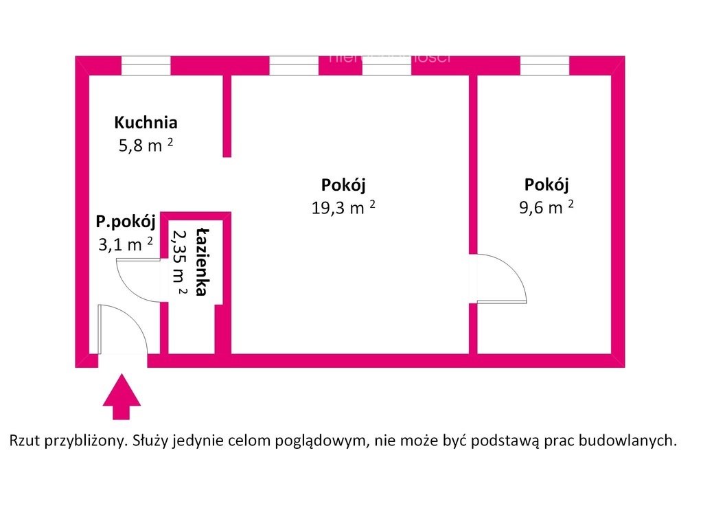 Mieszkanie dwupokojowe na sprzedaż Elbląg, Nowodworska  40m2 Foto 8