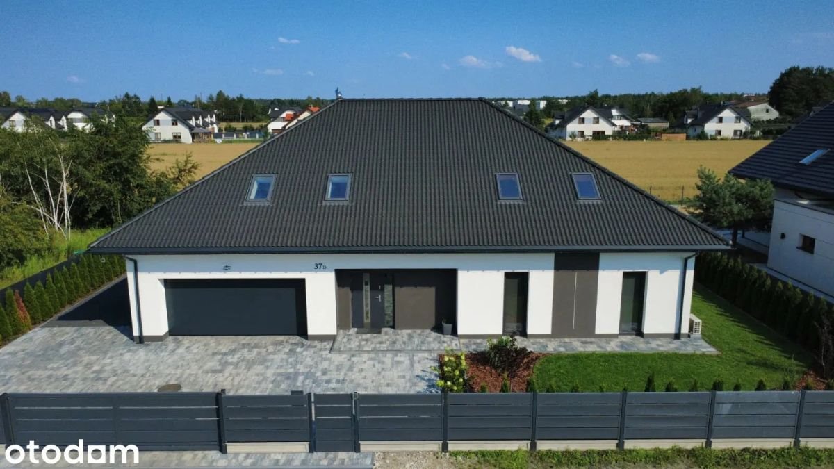 Nowoczesny dom 386 m² - 6 pokoi - las - garaże - taras: Wieliszew: Podgórna