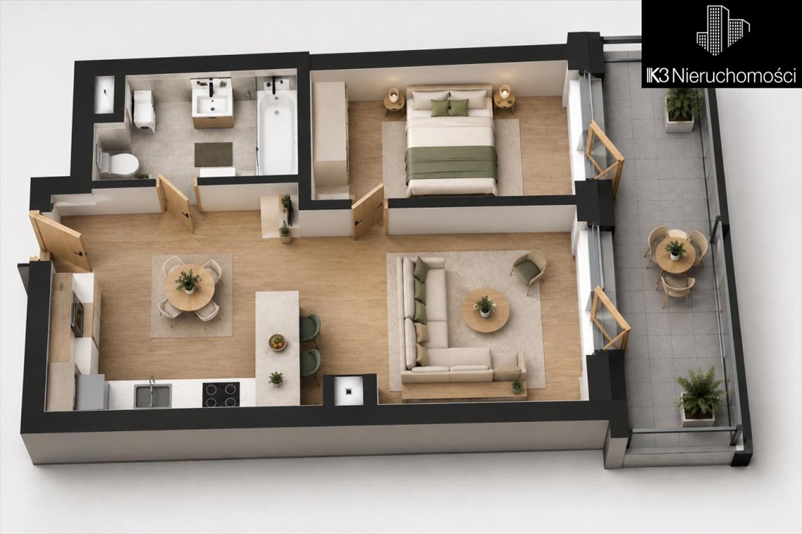 Mieszkanie 32 m² w Warszawie - funkcjonalny układ i inwestycyjny potencjał Warszawa, Włochy, Ryżowa  32m2 Foto 1