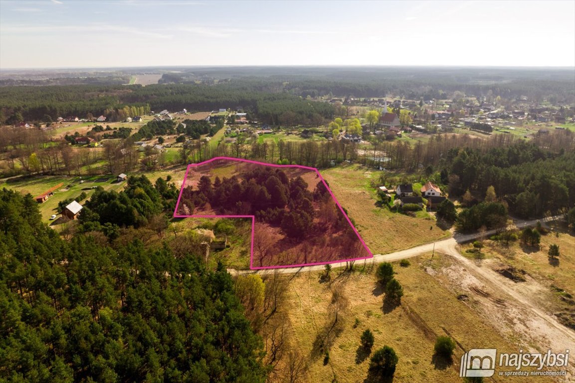 Działka inwestycyjna 13 880 m² w Rudnicy (las, rzeka): Rudnica