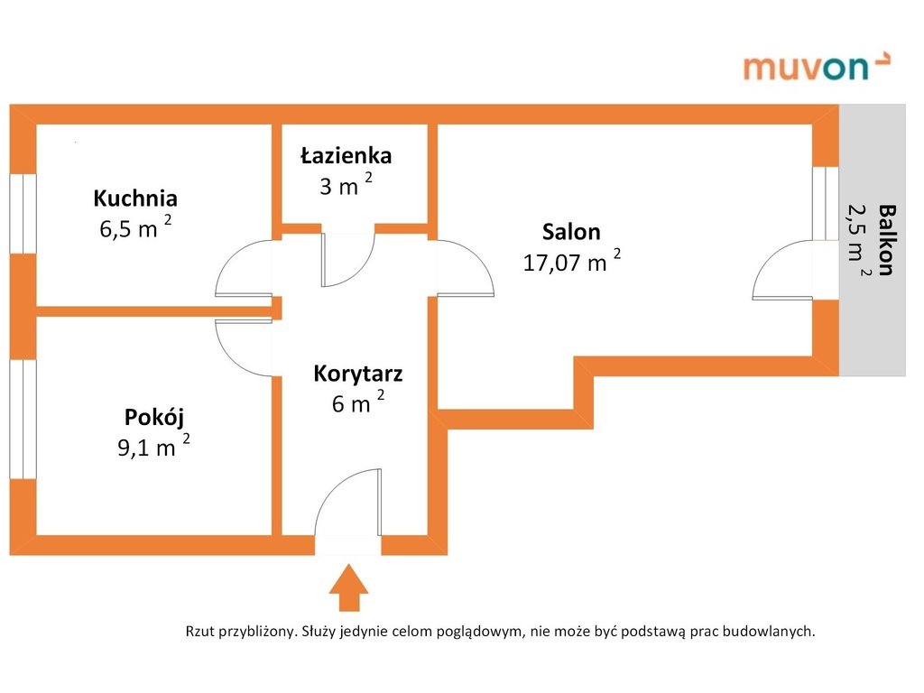 Mieszkanie dwupokojowe na sprzedaż Oleśnica, Rycerska  43m2 Foto 2