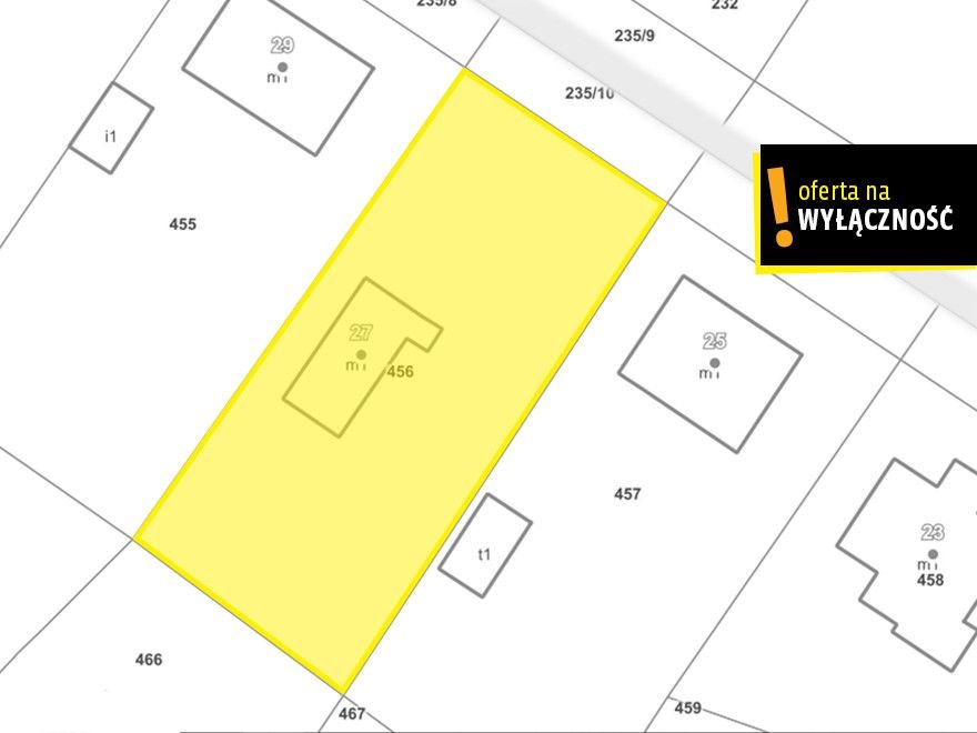 Działka 905 m² z budynkiem do remontu, świetna pod dom Kielce, Husarska  905m2 Foto 1