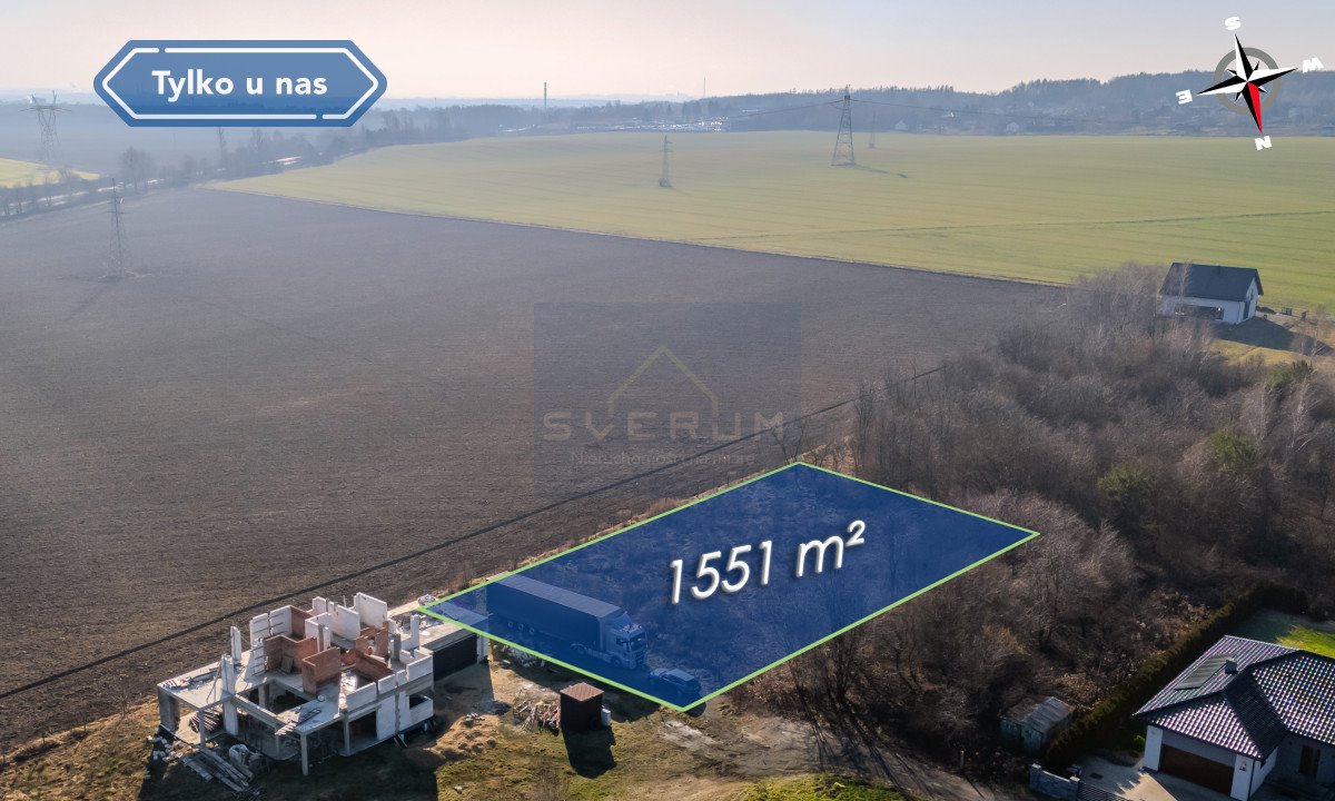Działka budowlana na sprzedaż Częstochowa, Północ, Klonowicza  1 551m2 Foto 3