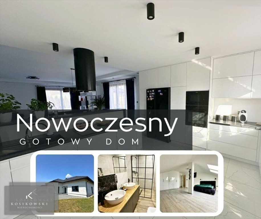 Nowoczesny dom 230 m2 z garażem i dużym ogrodem Rychtal, Rychtal  230m2 Foto 1