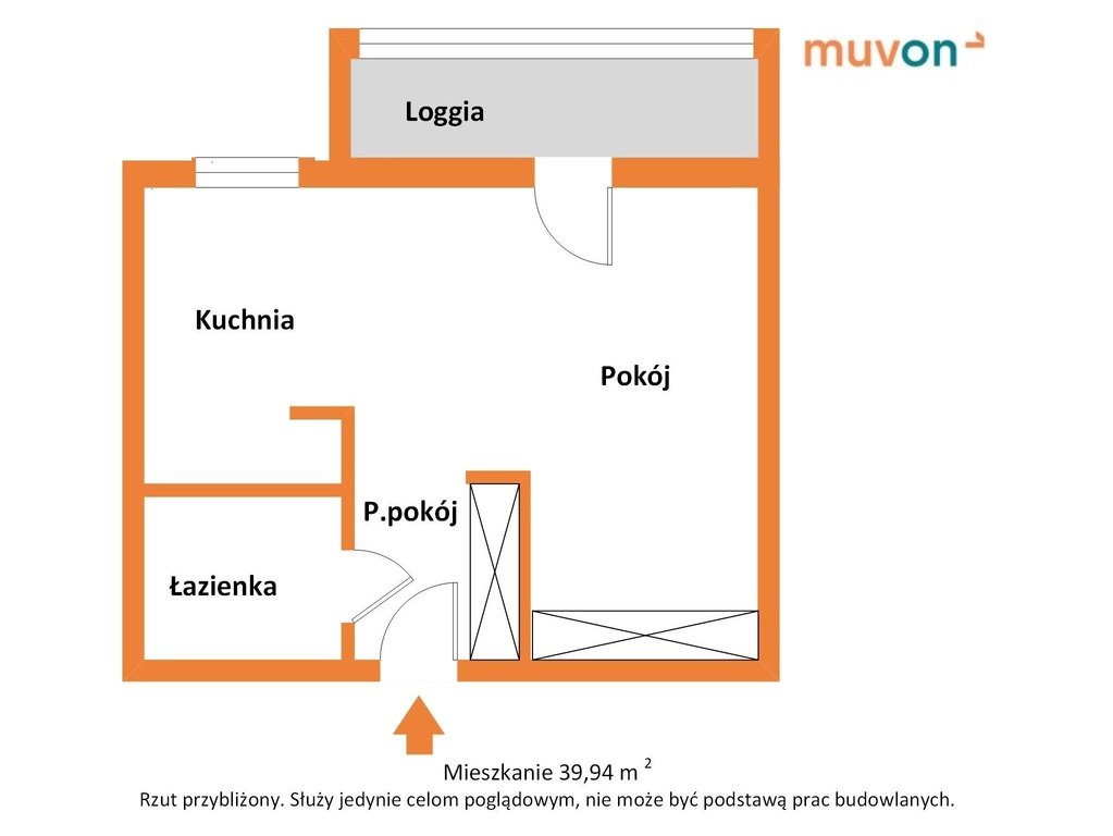 Kawalerka na sprzedaż Łódź, Widzew, Milionowa  40m2 Foto 9