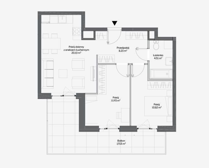 Mieszkanie trzypokojowe na sprzedaż Warszawa, Włochy, Raków, Fajansowa  56m2 Foto 1