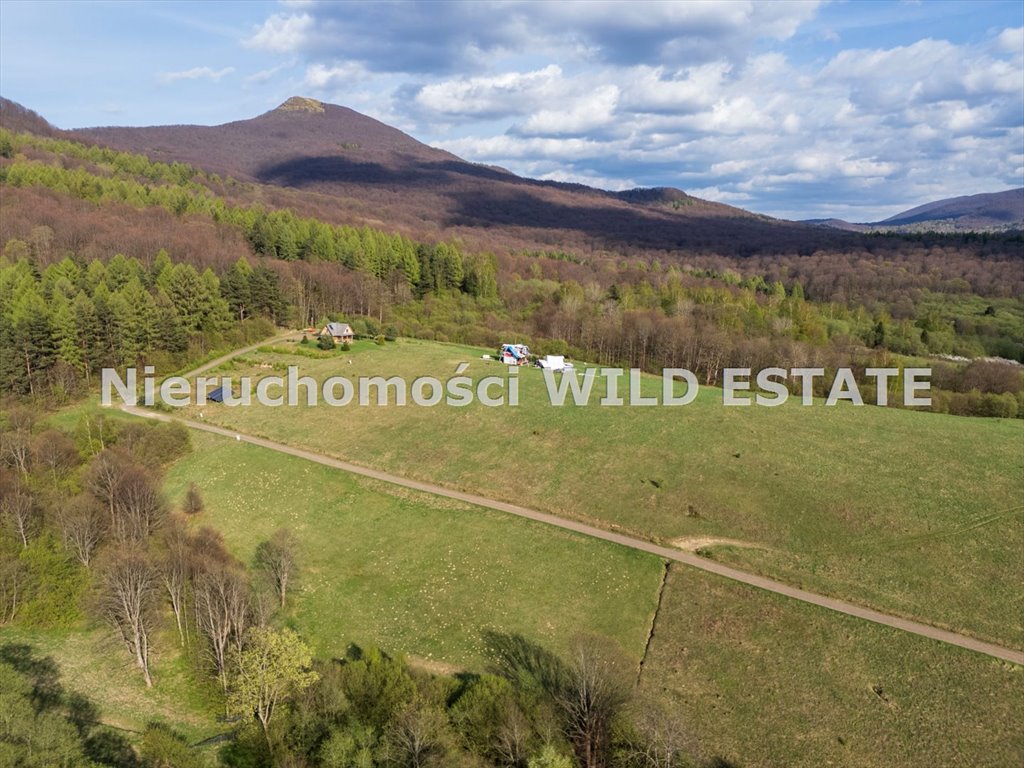 Działka rolna z widokiem na góry, prąd, studnia, Cisna Cisna, Wetlina  3 294m2 Foto 1