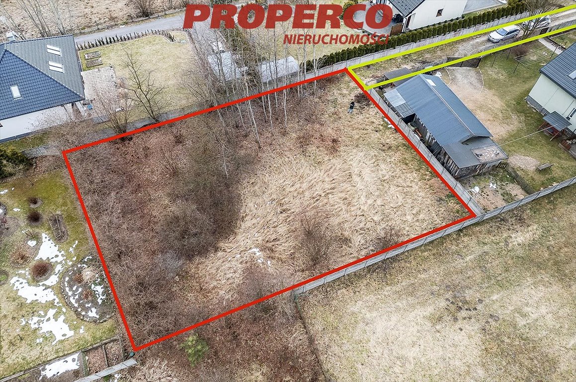 Działka 900 m² w Siodłach z mediami i planem MN1 Siodła  900m2 Foto 1