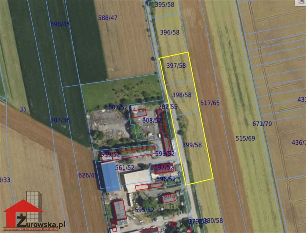 Działka przemysłowa 6000 m² z mediami, szybki dojazd Toszek  5 900m2 Foto 1