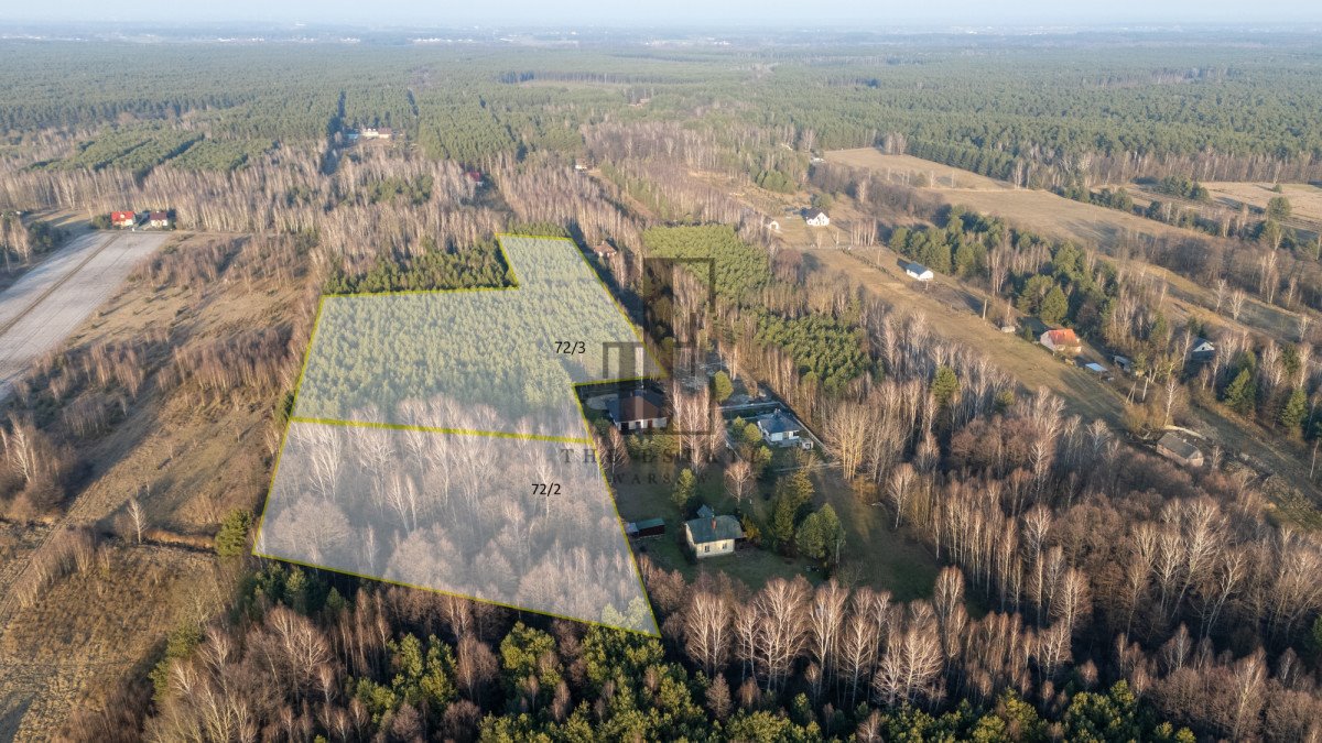 Działka 2,45 ha z możliwością zabudowy i podziału Tomczyn  24 531m2 Foto 1