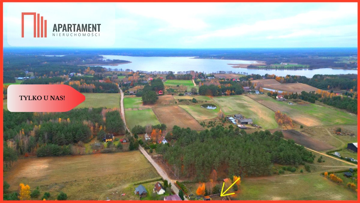 Działka z domkiem letniskowym 25 m², ogrodzona, media, taras Wycinki  25m2 Foto 1