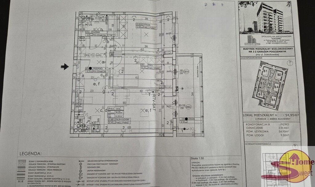 Nowoczesne 3-pokojowe mieszkanie z balkonem w centrum Radomia - polecam! Radom, Dzierzkowska  55m2 Foto 1