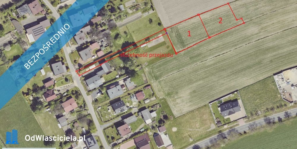 Działka budowlana na sprzedaż Ornontowice, Kolejowa za nr 112  1 050m2 Foto 1