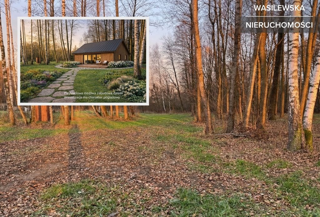 Działka z lasem, strumykiem i pozwoleniem na dom Żuków  4 103m2 Foto 1