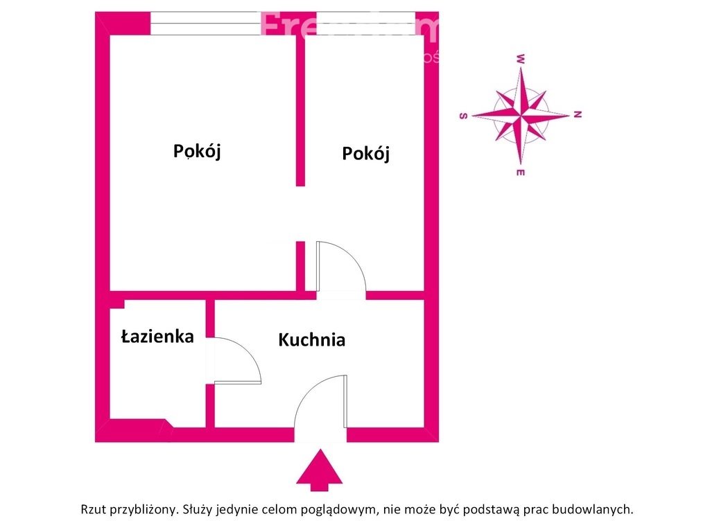Mieszkanie dwupokojowe na sprzedaż Biała Podlaska, Prosta  32m2 Foto 4