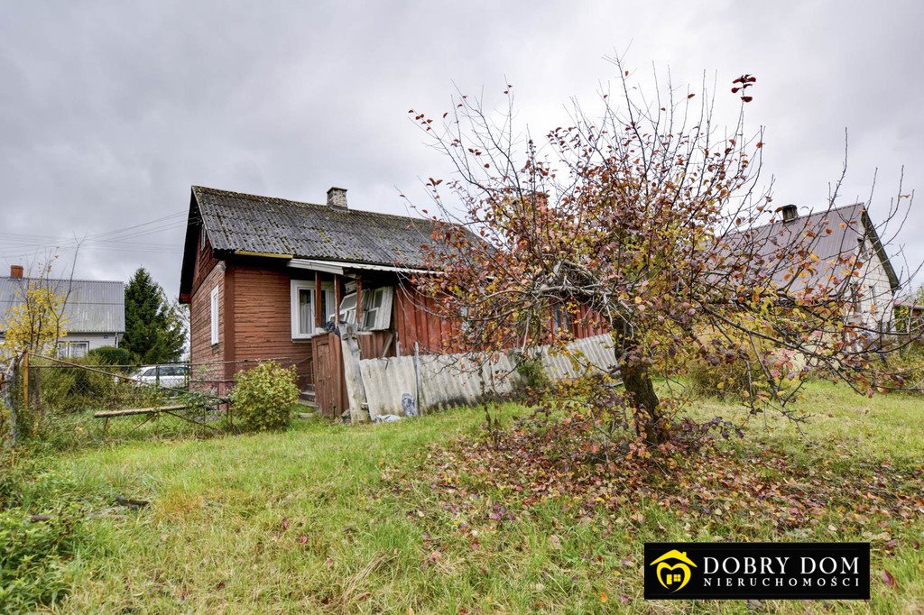 Solidny dom z bala 3 pokoje, ogród, budynki gospodarcze Boćki  88m2 Foto 1