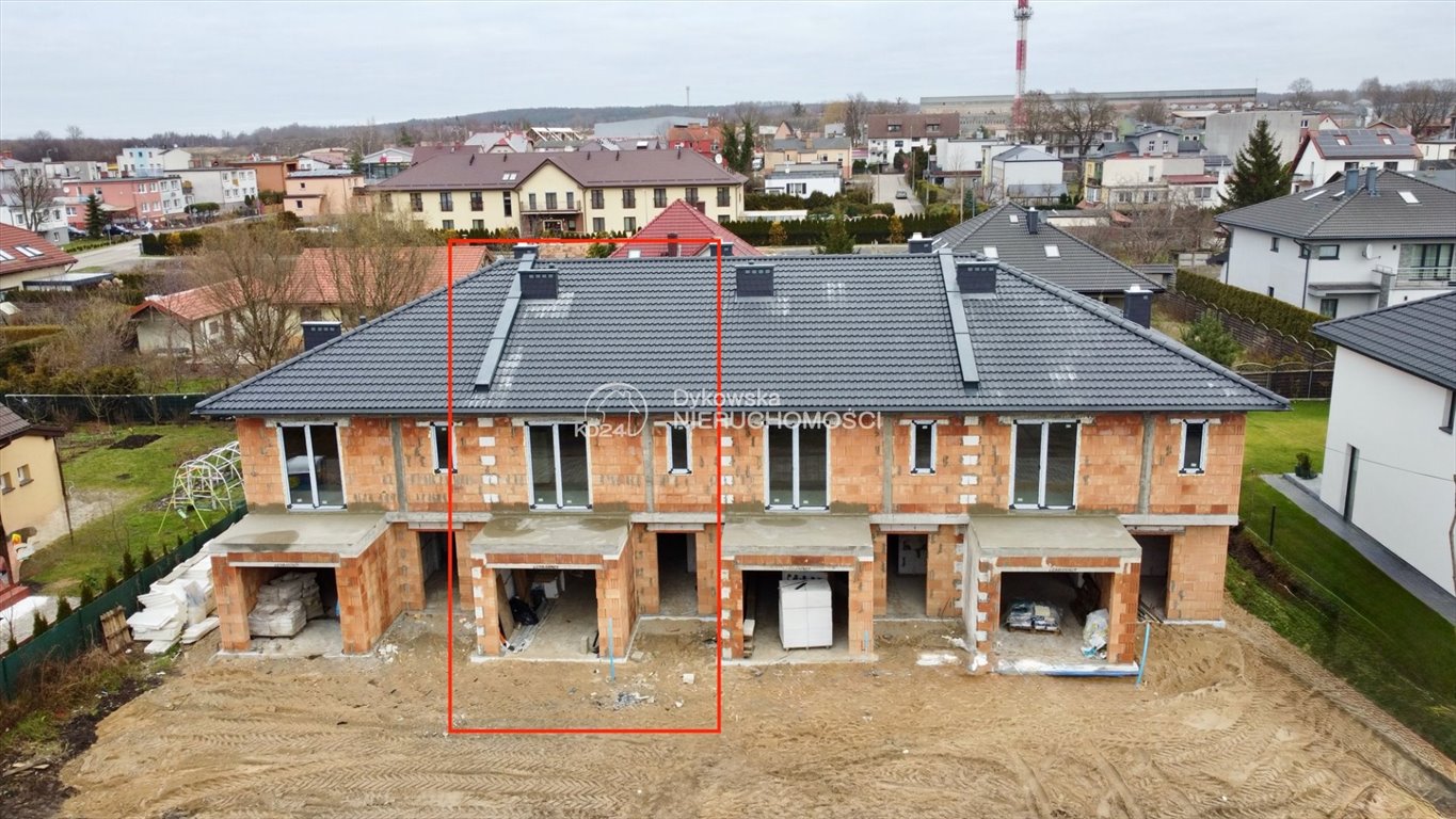 Nowoczesny dom szeregowy 116 m2 z garażem i ogródkiem Lębork, Poznańska  116m2 Foto 1