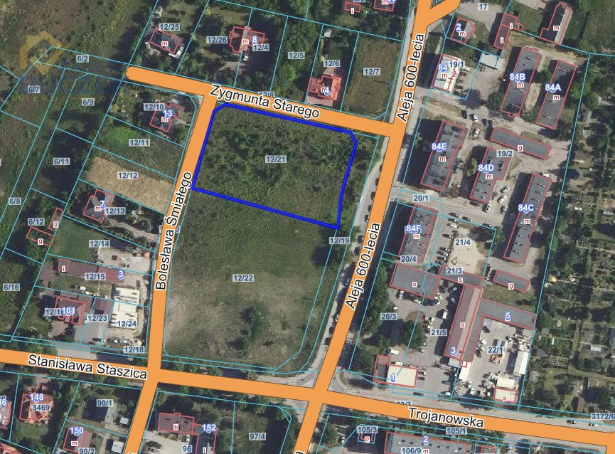 Udział w działce 2032 m² w Sochaczewie, atrakcyjna lokalizacja Sochaczew  2 033m2 Foto 1