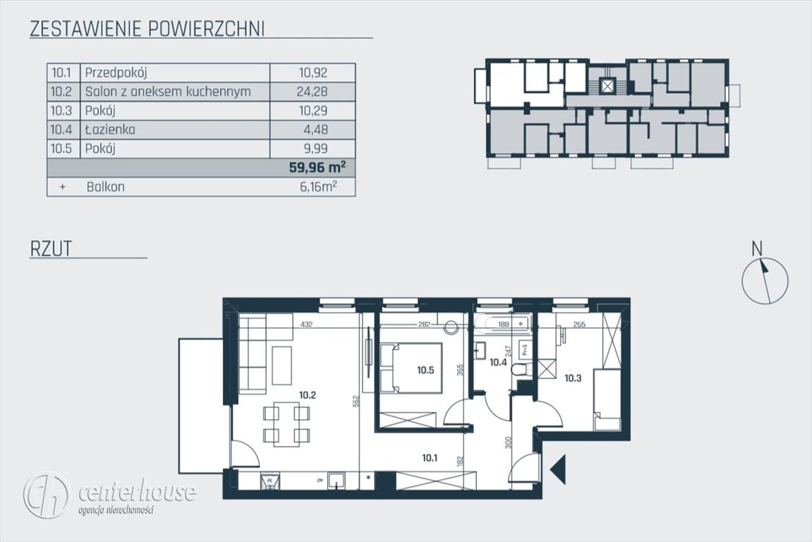 Mieszkanie trzypokojowe na sprzedaż Rzeszów, Sikorskiego  60m2 Foto 4