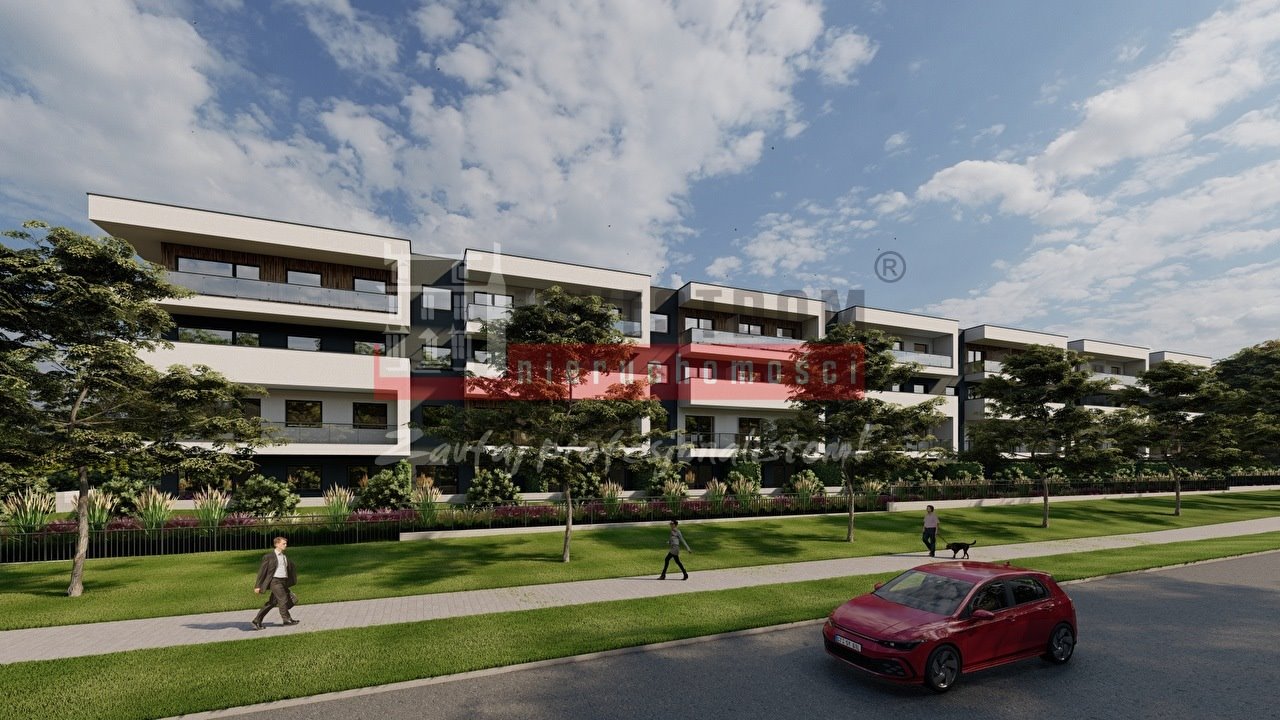 Na sprzedaż nowoczesny apartament 45,51 m² z balkonem i garażem Opole, Malinka  46m2 Foto 1
