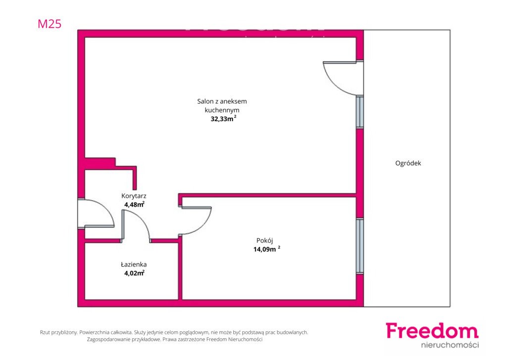 Mieszkanie dwupokojowe na sprzedaż Pruszcz Gdański  55m2 Foto 1