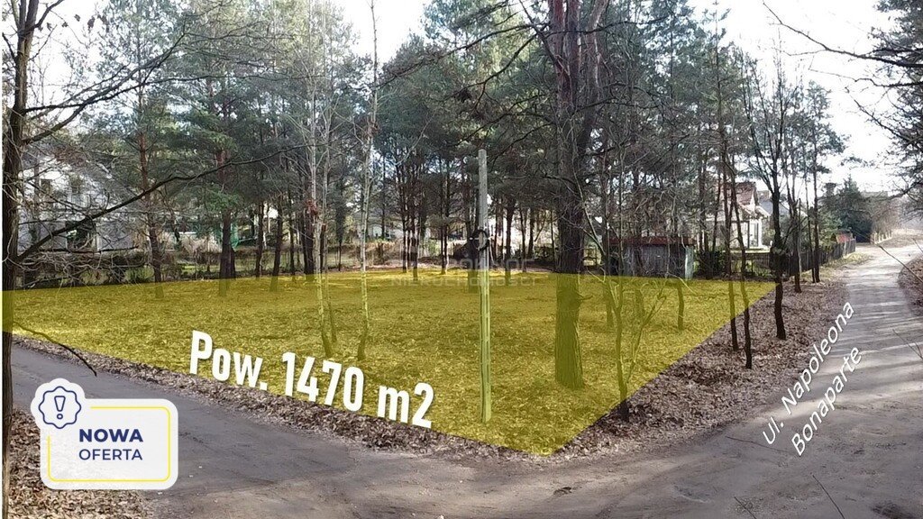 Działka budowlana na sprzedaż Warszawa, Wawer, Napoleona Bonaparte  1 470m2 Foto 1
