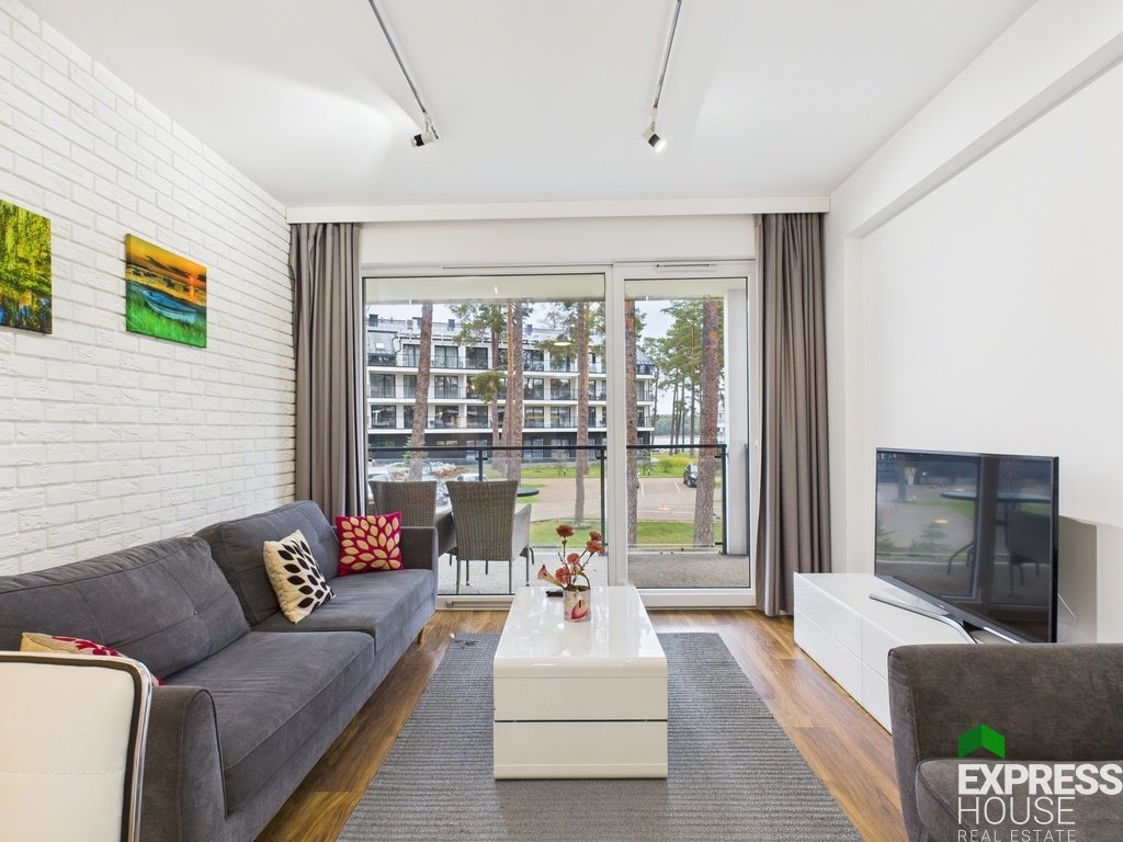 Apartament z widokiem na jezioro w Marinie Borki Augustów, Borki, Nadrzeczna  44m2 Foto 1