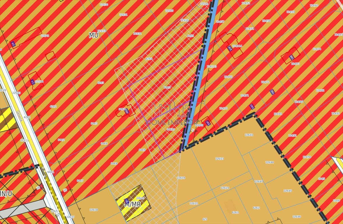 Na sprzedaż działka 3991 m² w Ruscu z mediami i planem zabudowy Rusiec, Główna  3 991m2 Foto 1